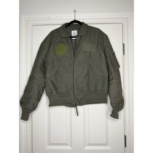 Propper CWU 36/P Jacket Mens L Flight Bomber Aramid Fire Resistant Military FR